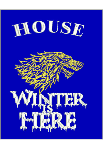 Dec097 - Winter is here Garden Flag